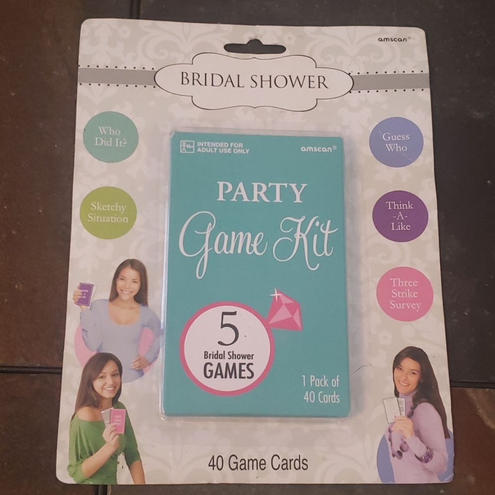 Bridal Shower Party Game Kit